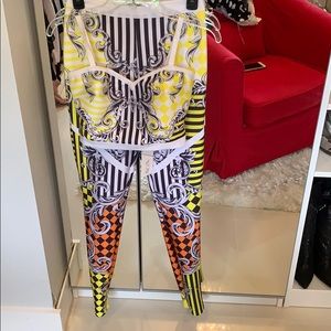 2 piece pants and crop top